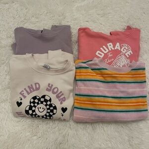 Old Navy Kids Sweaters - Pink, Purple, Cream, Multicolor